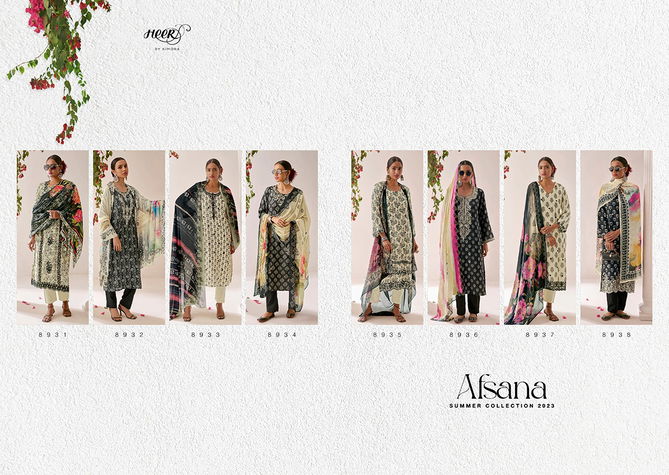 Kimora Heer Afsana Wholesale Printed Designer Salwar Suits